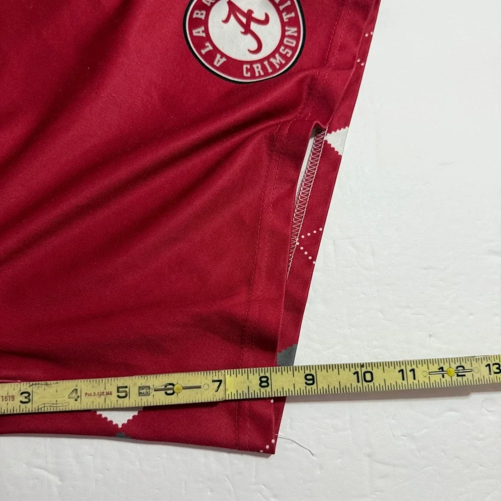 Loudmouth Alabama‎ Crimson Tide Shorts Argyle Golf Casual Size AM Medium